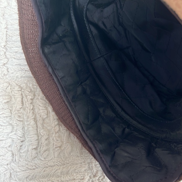 Men’s vintage winter hat cap with gold down ear warmer flaps in tan beige brown - Picture 10 of 16